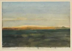 Paesaggio by Piero Guccione, Certificato di autenticità e provenienza Galleria d'Arte Il Gabbiano, offered Feb 2025