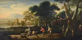 Paesaggio con scena di caccia by detto Monsù X Jan de Momper, L'opera recava nella collezione di provenienza l'ipotesi attributiva., offered Feb 2025