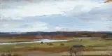 Campagna con stagno by Nikolaï Alexandrov Sokolov, 1873, offered Feb 2025
