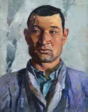 Pyotr Konchalovsky, Ritratto virile, 1935