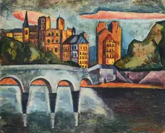 Otakar Kubín, Paesaggio, 1918