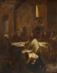 Domenico Morelli, La Maddalena ai piedi di Gesù