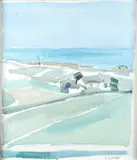 Arnoldo Ciarrocchi, Paesaggio di Fontespina, 1952