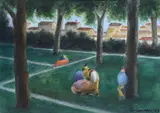 Nino Tirinnanzi, Figure nel parco