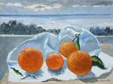 Giovanni Colacicchi, Still life with oranges
