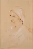 Filippo de Pisis, Portrait of an old woman