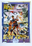 Rotella, Blue Hawaii, Signature lower right; edition lower left. Stamp Fondazione Rotella