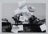 Giulio Paolini, Study for waiting room (Pencil on paper)