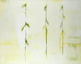 Piero Pizzi Cannella, The dried flowers, 1997, Title and date lower right. On the back: signature and date. Authentication by the author on photo