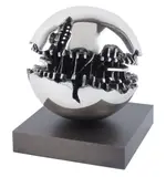 Arnaldo Pomodoro, Ball, 1978, The work is made with lost wax casting