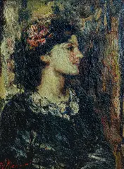 Antonio Mancini, Ritratto di ragazza