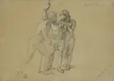 Giuseppe Bezzuoli, Tre nudi maschili
