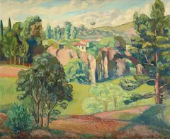 Pierre Paul Girieud, Barjols - The Cascades, 1925