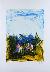 Open area by Mario Schifano, 1990, offered Oct 2024