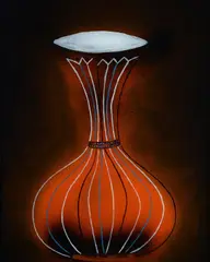 Isnik by Aldo Mondino, On the back: signature; on the frame: "II row, offered Oct 2024