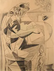 Roman at the table by Gino Severini, 1947, offered Oct 2024