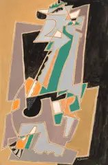 Composition by Gino Severini, 1957, Signature lower right. The work will be included in the author's General Catalogue edited by Daniela Fonti and, offered Oct 2024