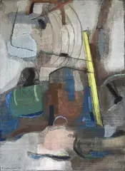 Untitled by Giuseppe Santomaso, 1955, Signature and date lower right., offered Oct 2024