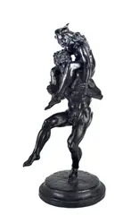 Satyr and Nymph by Augusto Rivalta, Bronze sculpture, offered Oct 2024