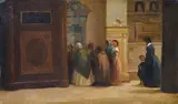 Giuseppe Abbati, Confessional, On the back: typewritten cartouche with n.