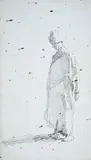 Domenico Morelli, Figure, On the back: in pencil "Morelli Domenico"