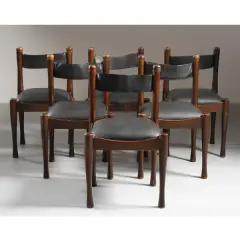 Silvio Coppola, Six Chairs, WOODEN STRUCTURE