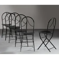 Untitled by Achille Castiglioni, SIX «ROSACAMUNA» CHAIRS, offered Jul 2026