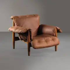 Sergio Rodrigues, Sheriff Armchair, WOODEN STRUCTURE