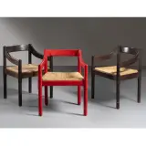 Untitled by Vico Magistretti, THREE «CARIMATE» CHAIRS, offered Jul 2026