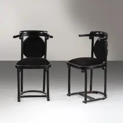 Two Black Lacquered by Josef Hoffmann, offered Jul 2026