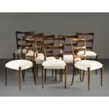 Eight Chairs Otto Sedie by Paolo Buffa, in legno, offered Jul 2026