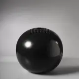 Franco Bucci, Black Ceramic Vase Vaso