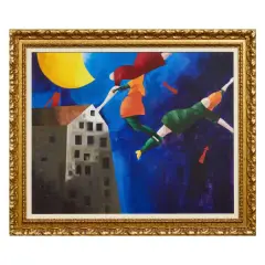 Emilio Tadini, Fiaba, 1999, acrylic on canvas