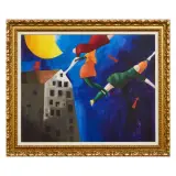 Emilio Tadini, Fiaba, 1999, acrylic on canvas