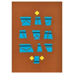 Bruno Munari, Untitled 1991, collage on cardboard