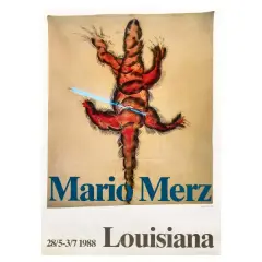 Mario Merz, Untitled, Original Manifesto of the exhibition at Louisiana