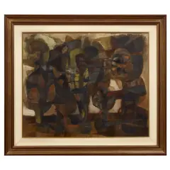 Edoardo Franceschini, Untitled 1957, oil on canvas