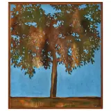 Aldo Bergolli, Albero 1971, mixed media on canvas