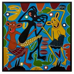 Anaumwa Jicho Huyo by George Lilanga, acrylic on board, offered Jun 2026