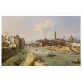 Giovanni Signorini, A View Of Florence, oil on canvas