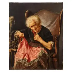 Antonio Rotta, Quando Ghe Gera Zovene, oil on canvas
