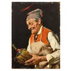 Pompeo Massani, The Host, oil on canvas