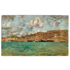 Telemaco Signorini, Untitled, PORTA A TERRA