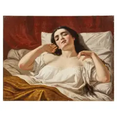 Bartolomeo Giuliano, The Awakening, oil on canvas