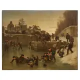 Pierre Édouard Frère, The Slips, oil on panel