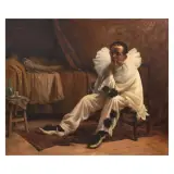 Camillo Verno, Contrasts, oil on canvas