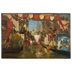 Alfredo Müller, Study For A Decoration, oil on canvas