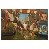 Alfredo Müller, Study For A Decoration, oil on canvas