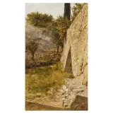 Francesco Lojacono, View Of The Countryside, oil on canvas