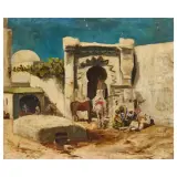 José Villegas Cordero, Tangeri, oil on canvas
